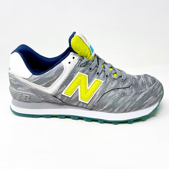 New Balance Shoes - New Balance 574 Classic Summer Waves Gray Womens Casual Sneakers WL574SIA